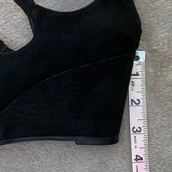 Journee Collection Skyla Strappy Peep Toe Wedge Heels - Picture 14 of 15